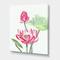 Designart - Vintage Pink Lotus Flower - Traditional Canvas Wall Art Print